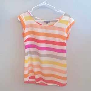 The Limited Striped Cap Sleeve Tank